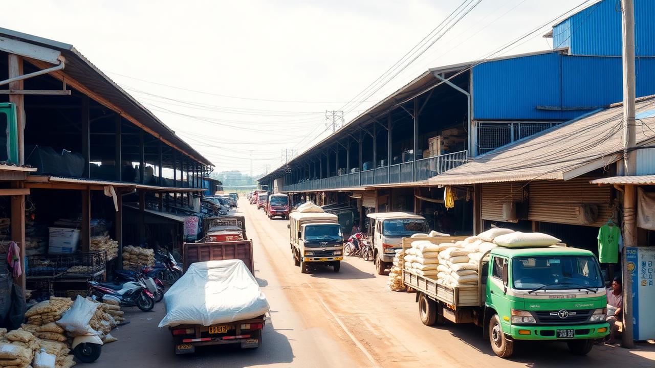 ย่านค้าส่งและโกดังสินค้าเกษตรในเมืองนครสวรรค์