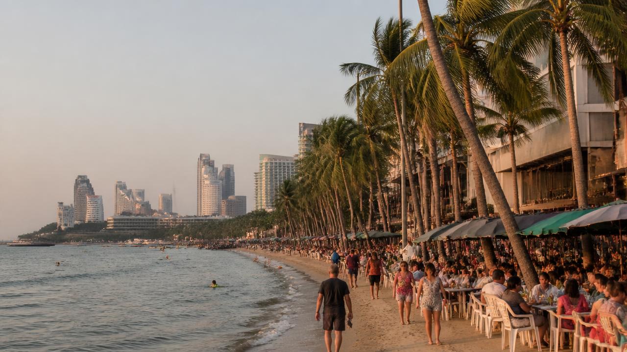 ย่านโรงแรมและธุรกิจท่องเที่ยวริมชายหาดพัทยา